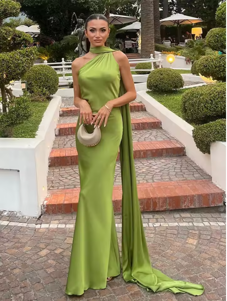 Hannah | Elegant One-Shoulder Maxi Dress