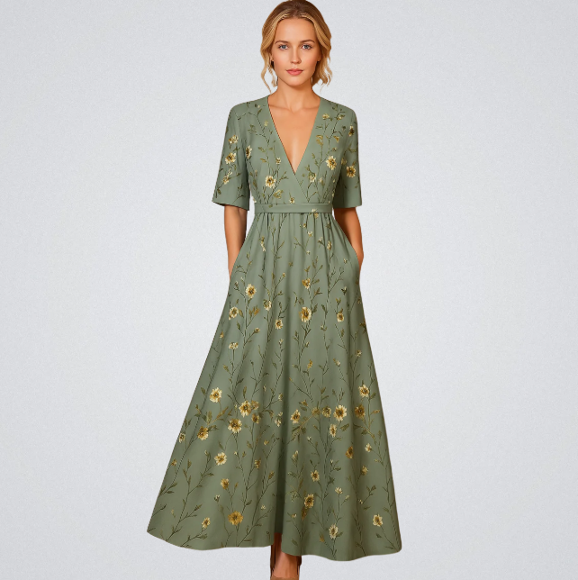Bonnie | Elegant Summer Floral Dress