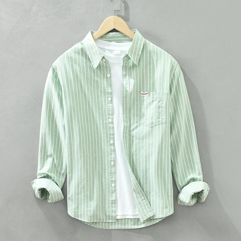 Tony | Stylish Striped Button-Down Shirt