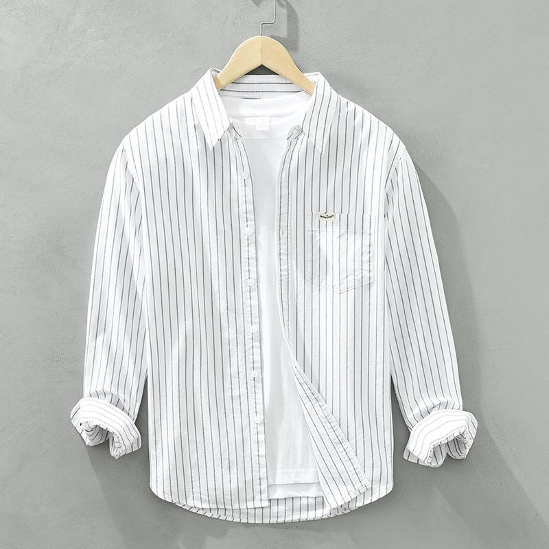 Tony | Stylish Striped Button-Down Shirt