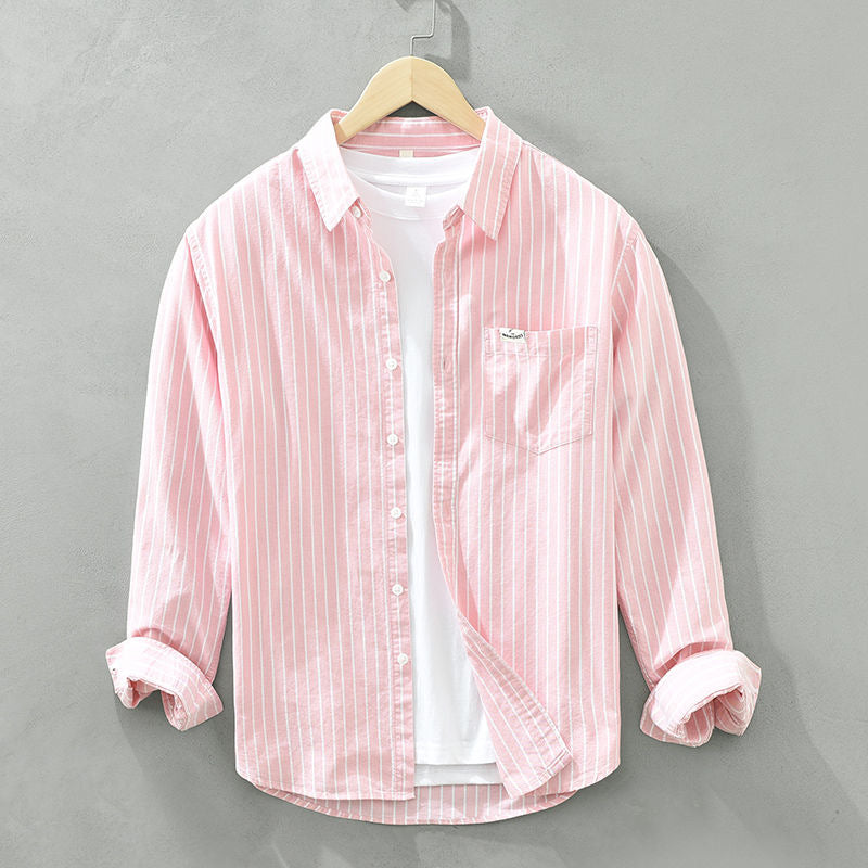 Tony | Stylish Striped Button-Down Shirt