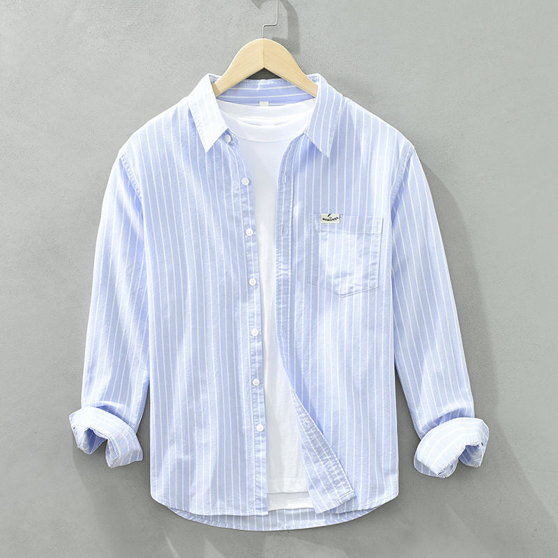 Tony | Stylish Striped Button-Down Shirt