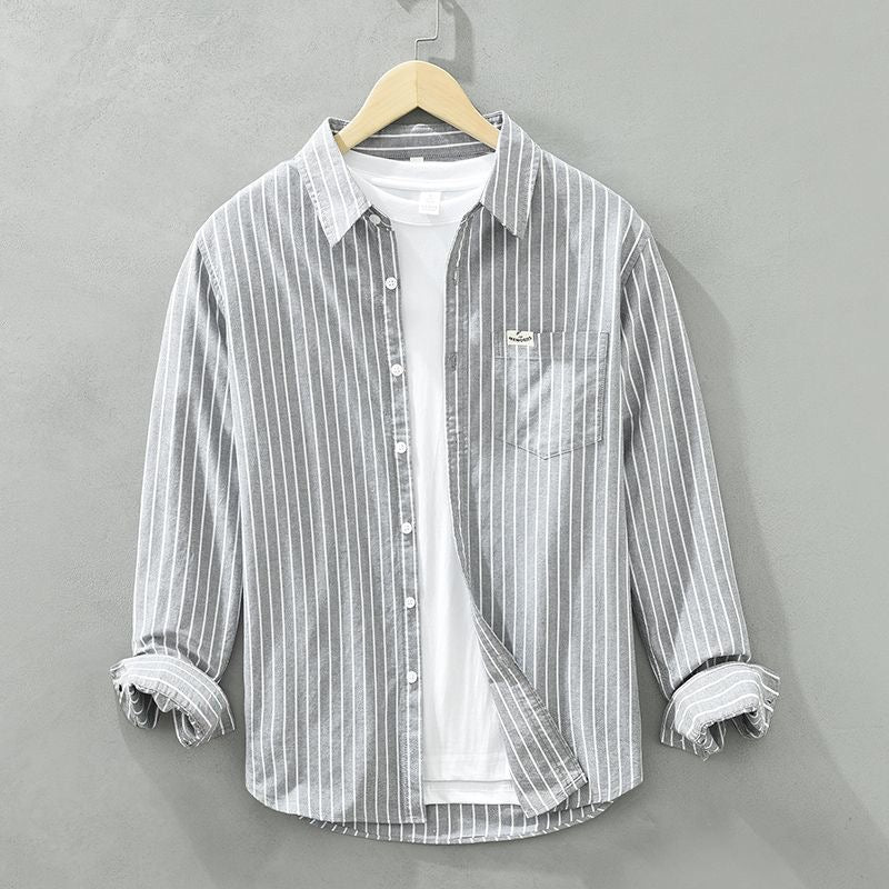 Tony | Stylish Striped Button-Down Shirt
