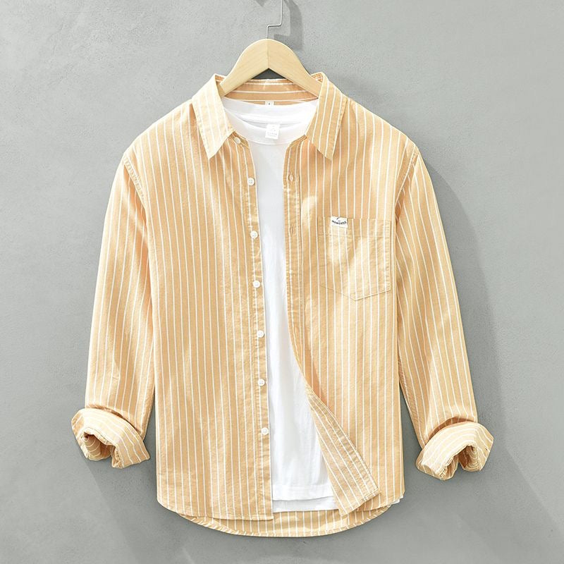Tony | Stylish Striped Button-Down Shirt