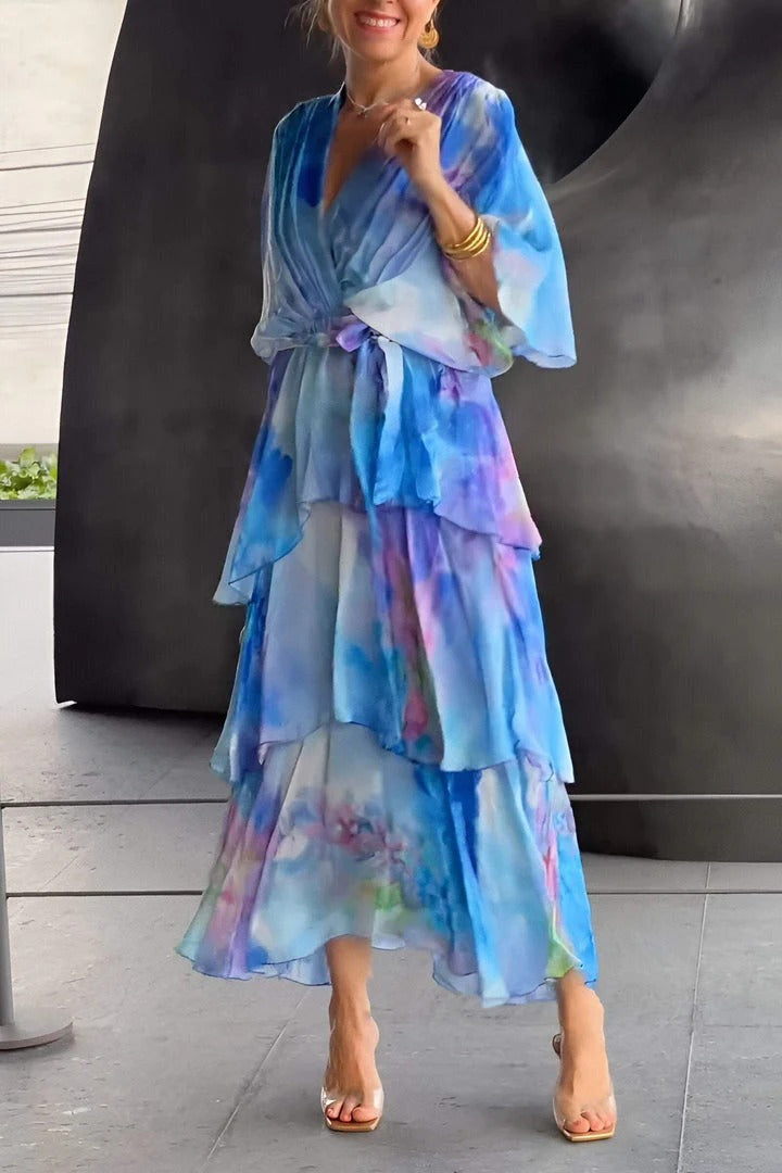 Angelica | Elegant Summer Layered Dress