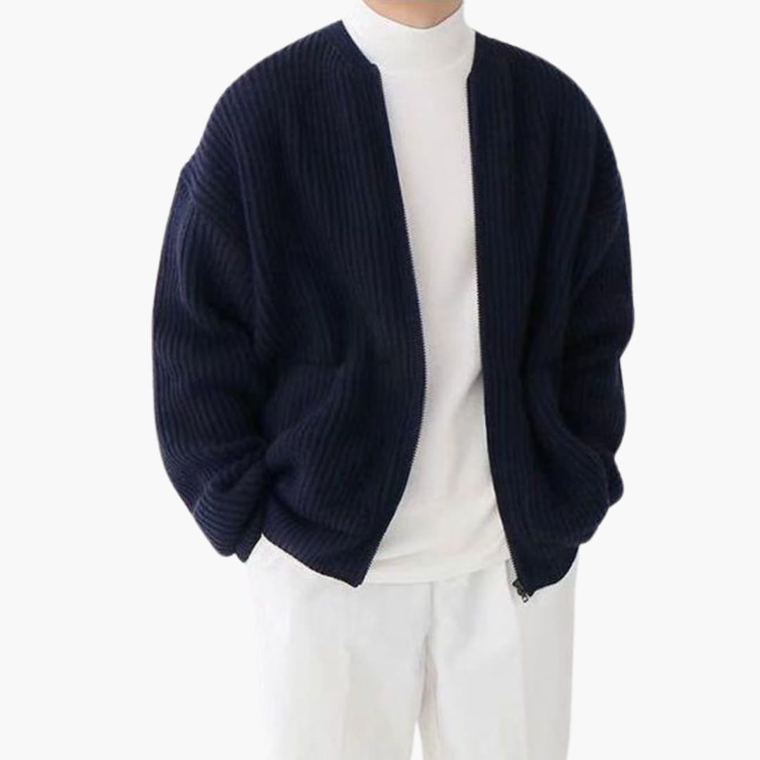 Evan | Casual Knit Cardigan Outfit