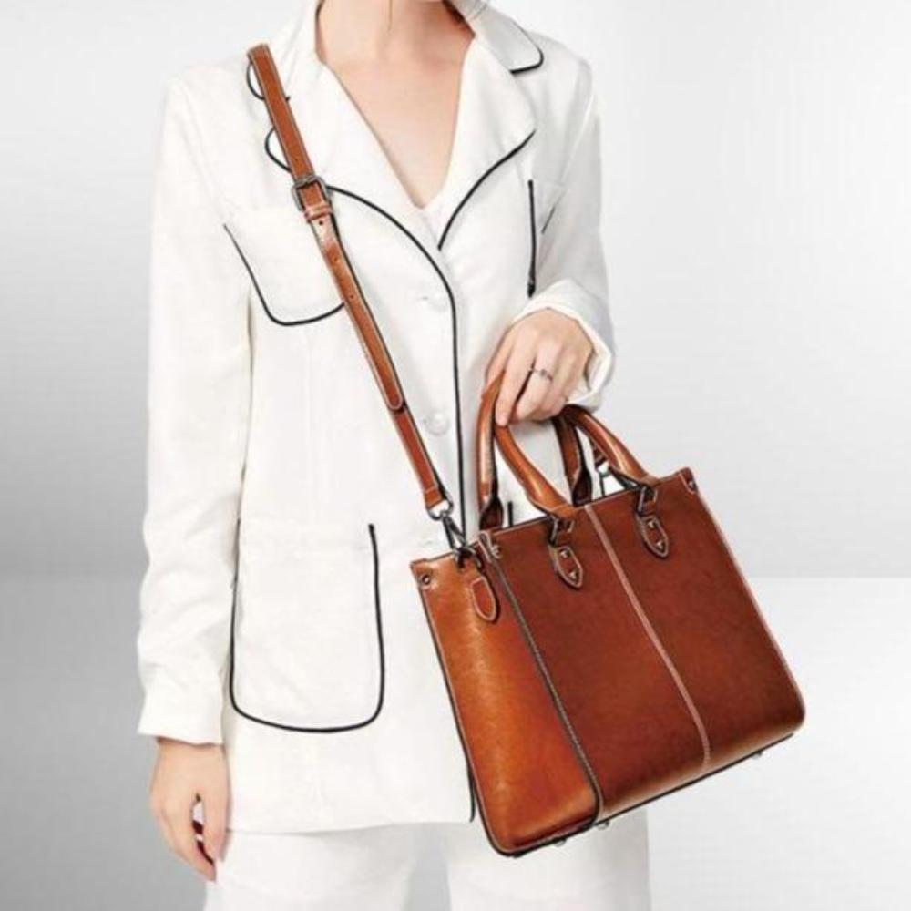 Brandy | Elegant Structured Tote Bag
