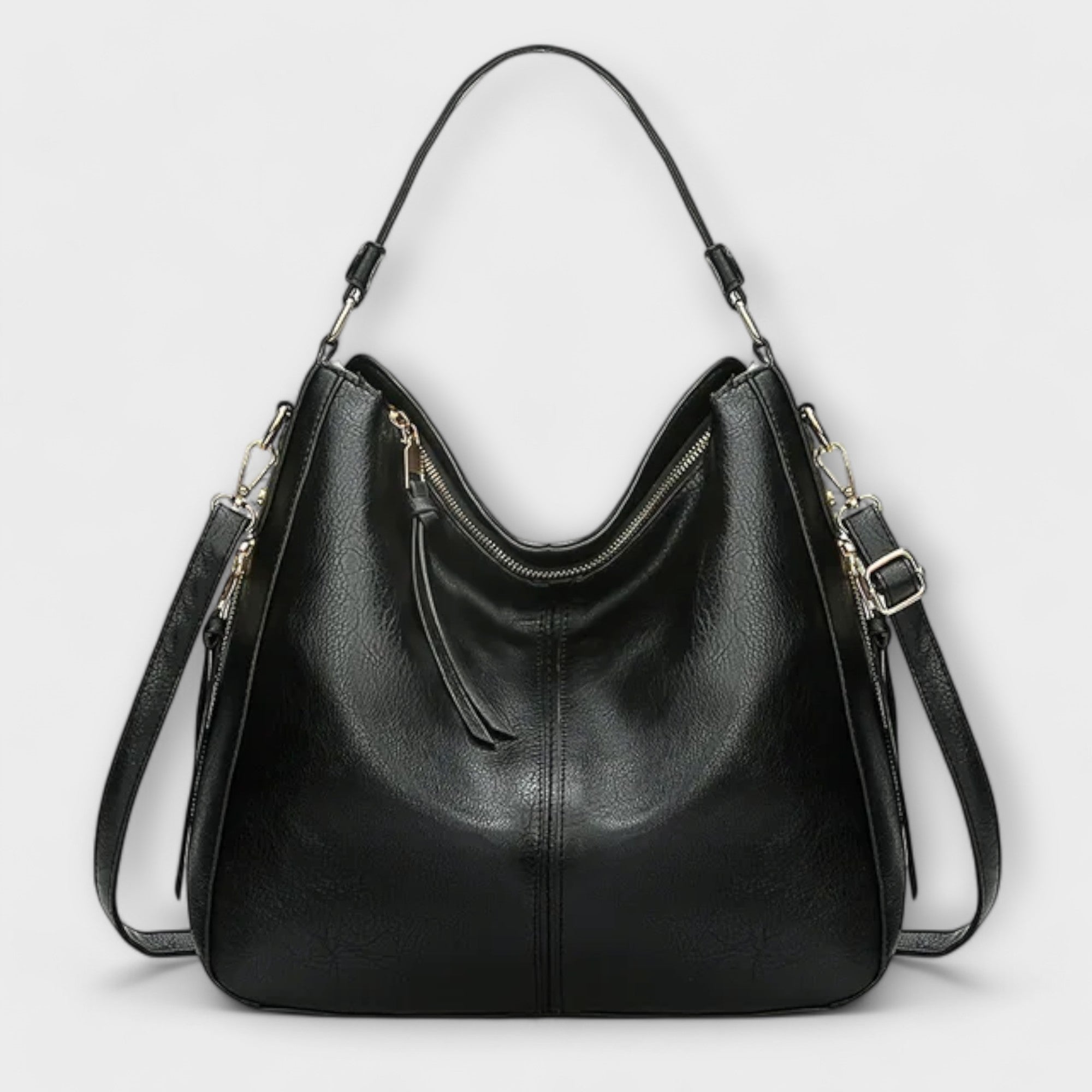 Annabelle | Zip-Accent Shoulder Bag