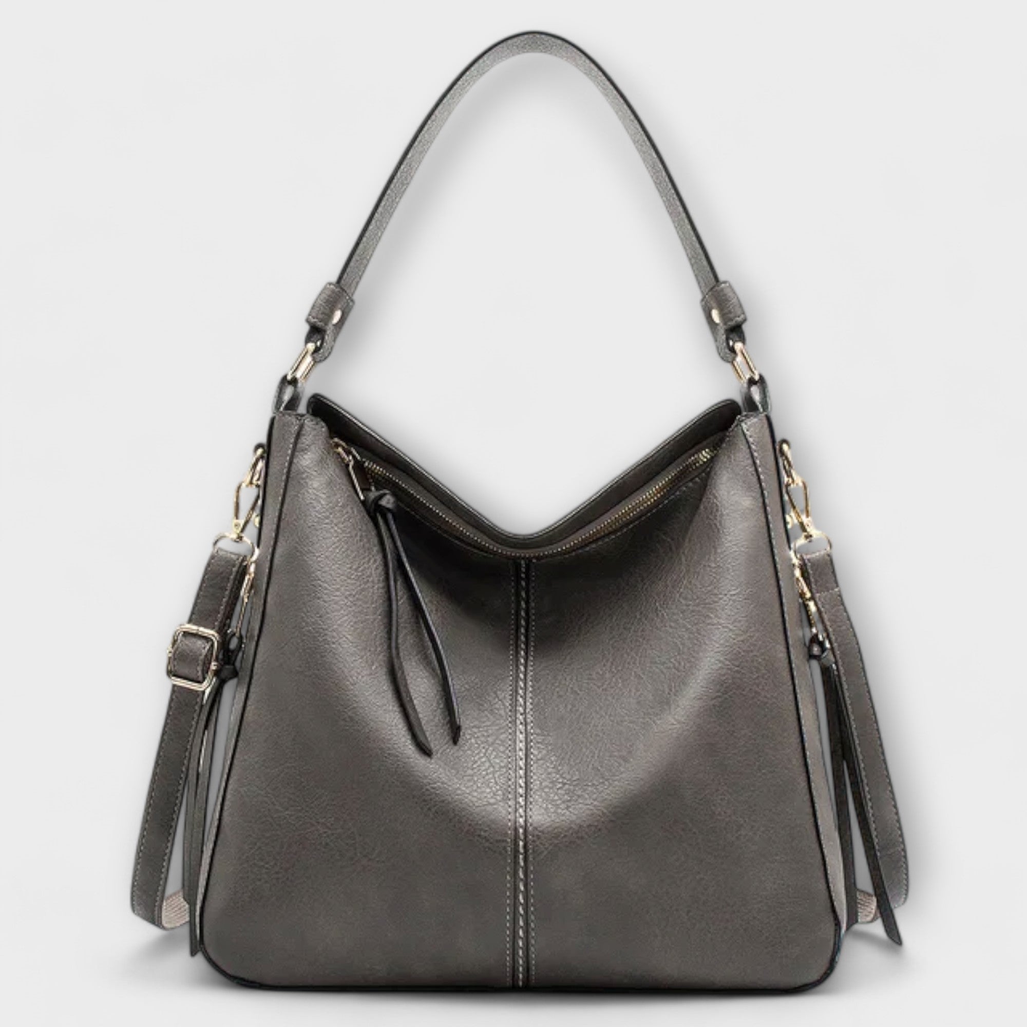 Annabelle | Zip-Accent Shoulder Bag