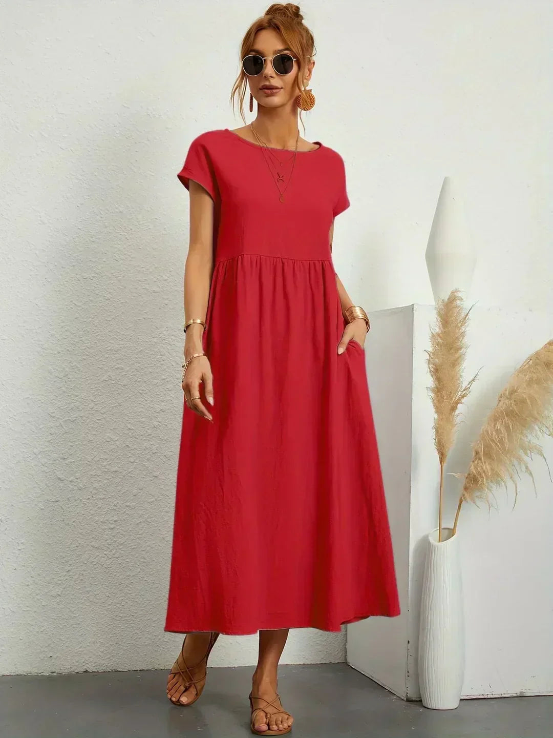 Annabelle | Soft Grace Midi Dress