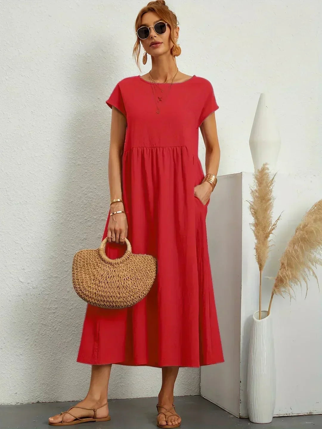 Annabelle | Soft Grace Midi Dress