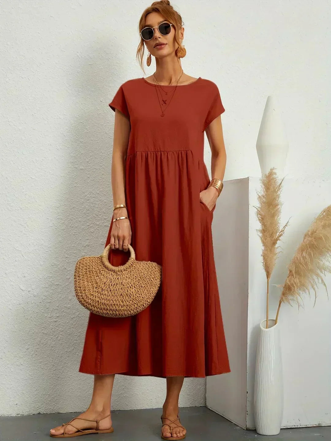 Annabelle | Soft Grace Midi Dress