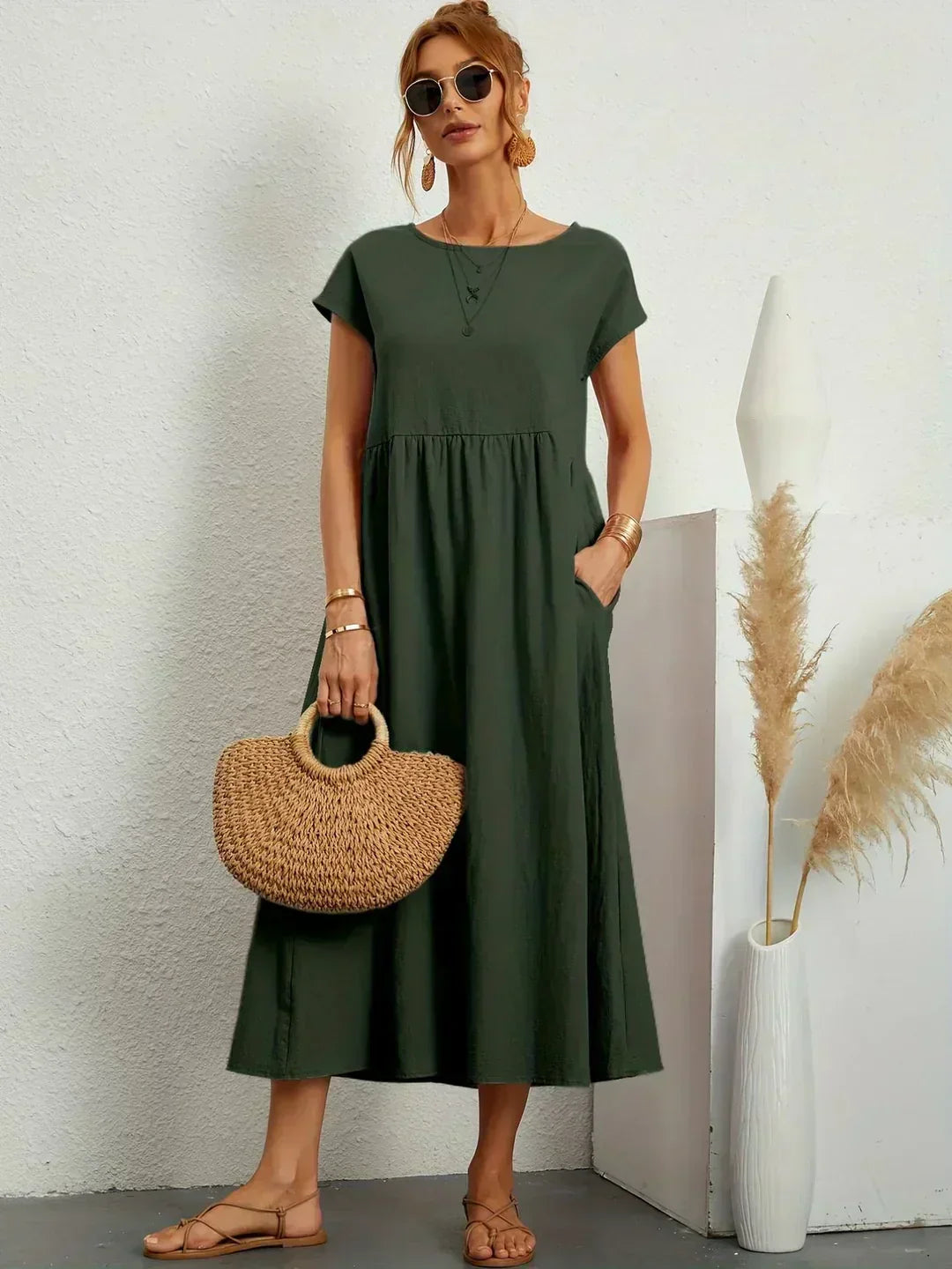 Annabelle | Soft Grace Midi Dress