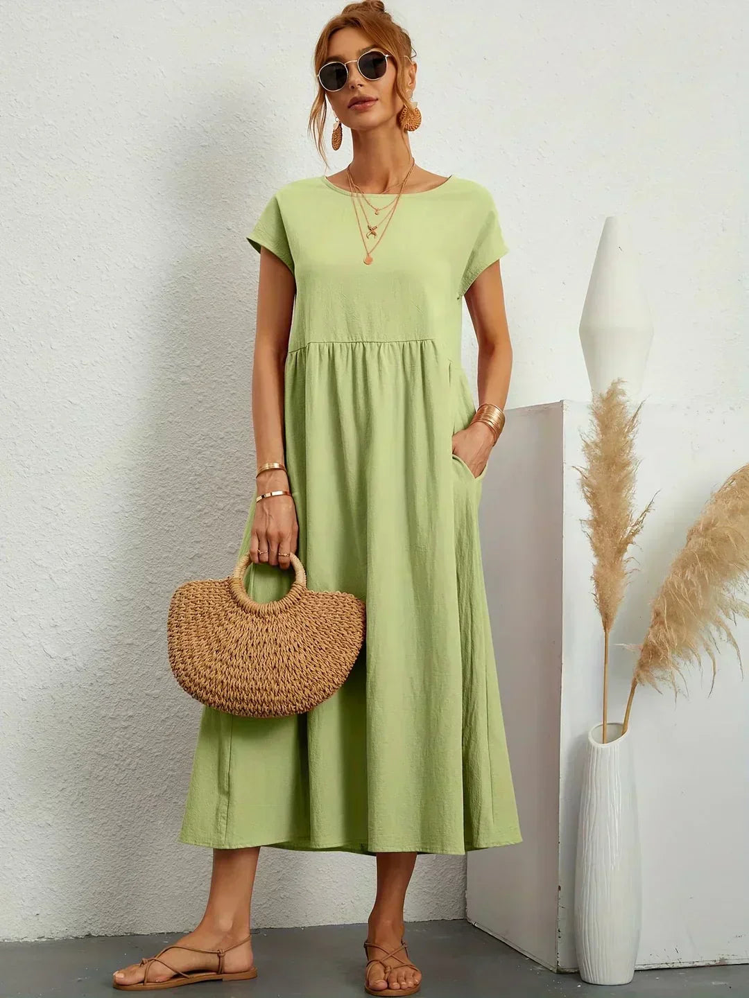 Annabelle | Soft Grace Midi Dress