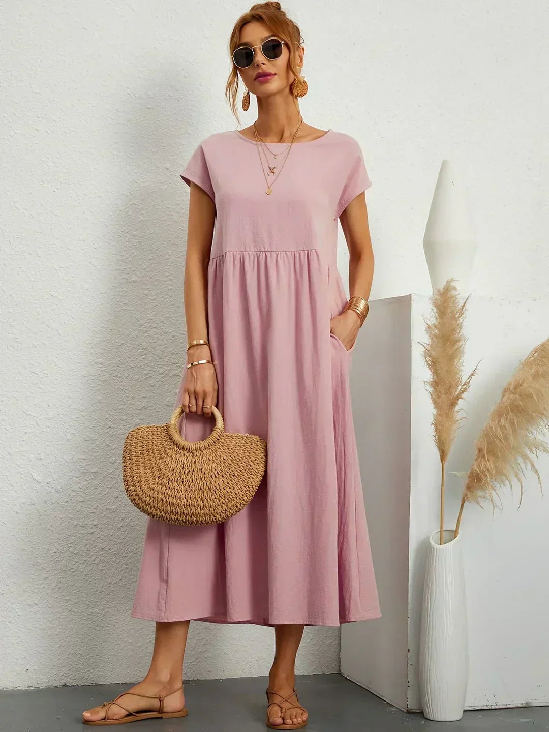 Annabelle | Soft Grace Midi Dress