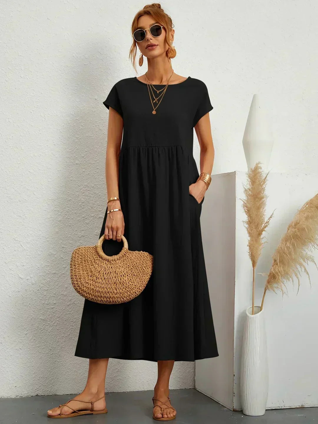 Annabelle | Soft Grace Midi Dress