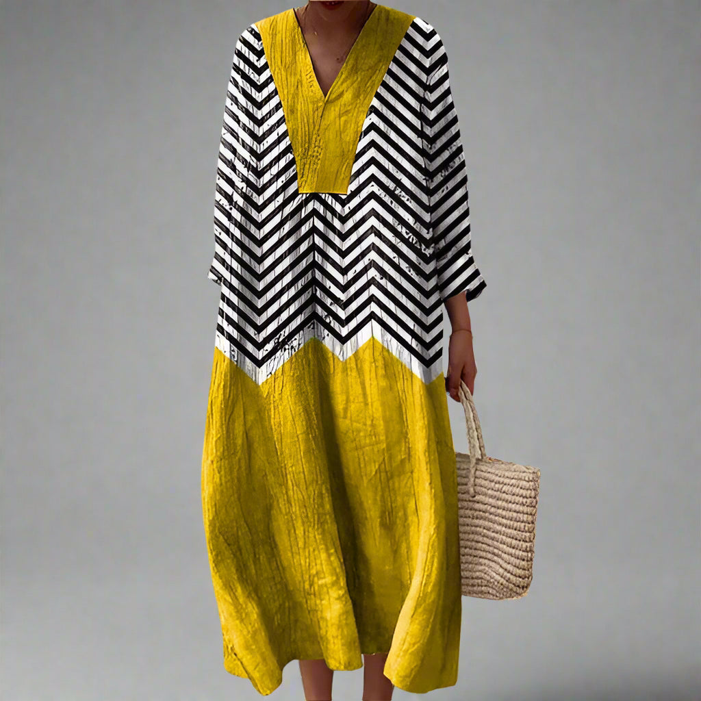 Katelyn | Stylish Casual Colorblock Dress