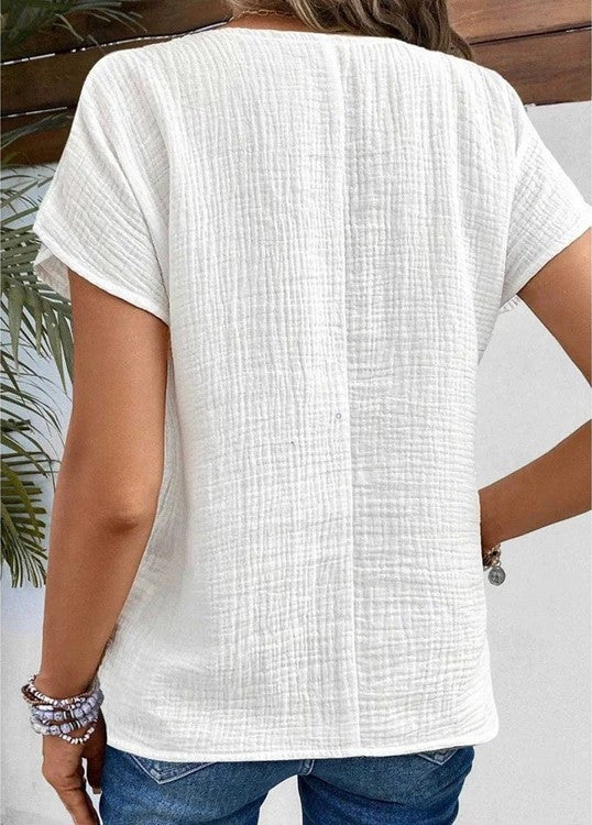 Fiona | Stylish Button-Down Collared Top