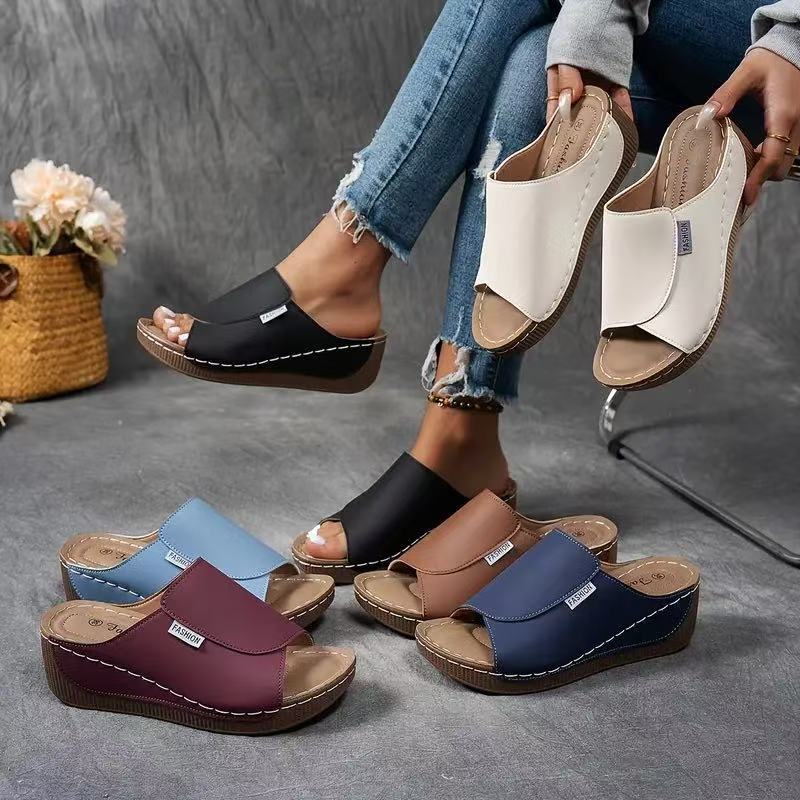 Jessica | Comfortable Casual Slip-On Sandals