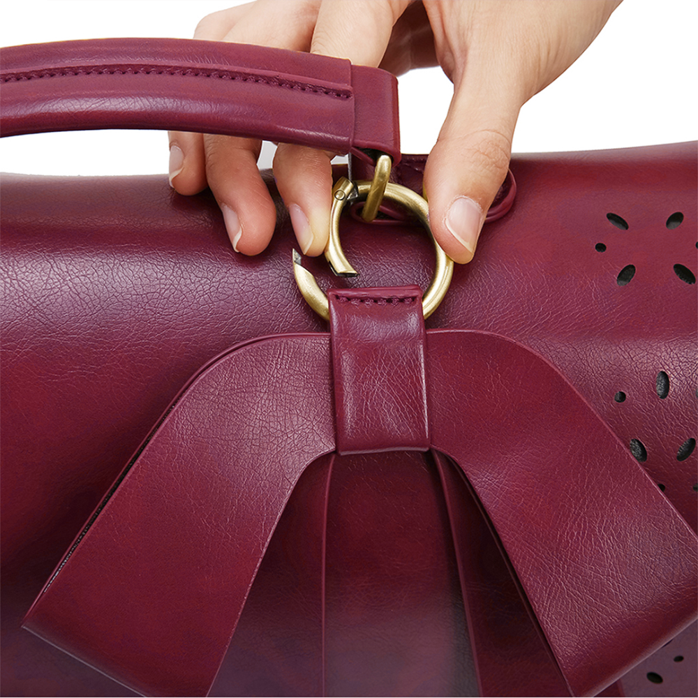 Caitlin | Elegant Bow Flap Tote Bag