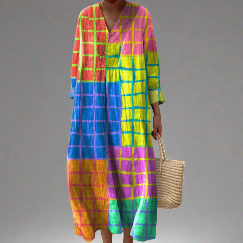 Lauren | Vibrant Casual Maxi Dress
