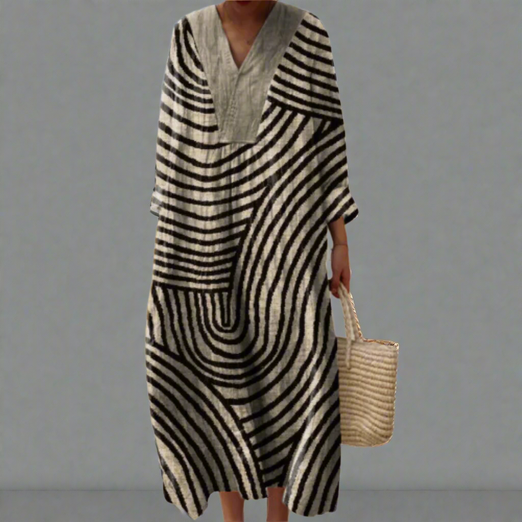 Katie | Stylish Relaxed Fit Stripe Dress