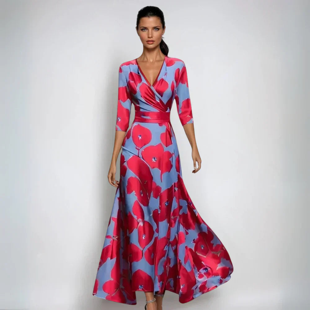 Bonnie | Elegant Summer Floral Dress