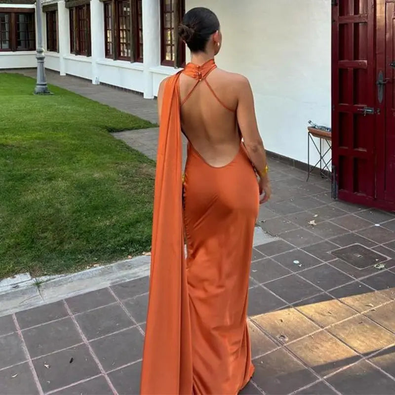 Hannah | Elegant One-Shoulder Maxi Dress