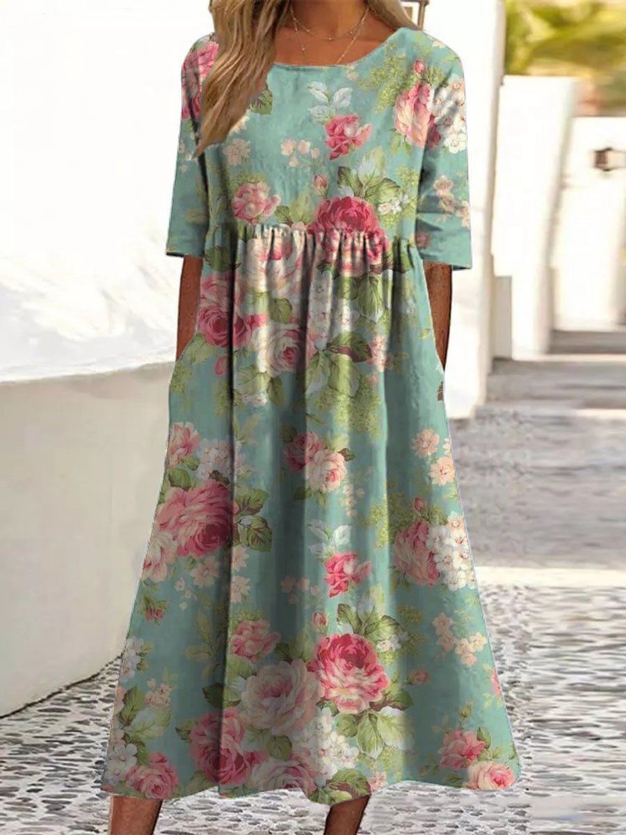 Caitlin | Whisper Leaf Garden Dress