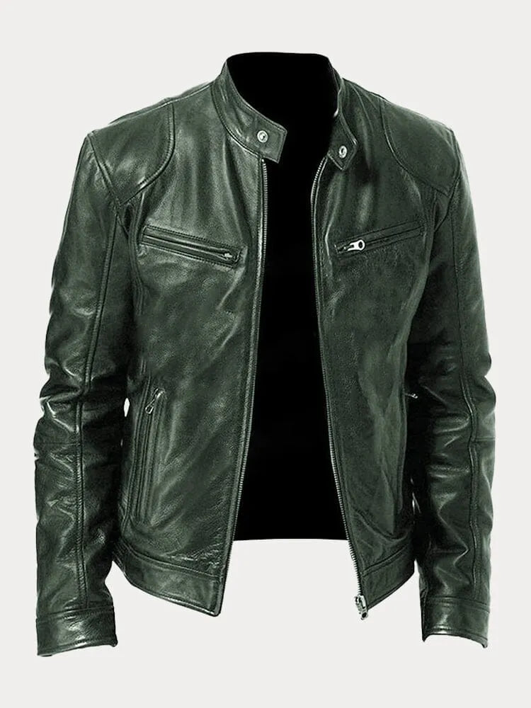 Malcolm | Stylish Leather Jacket Men