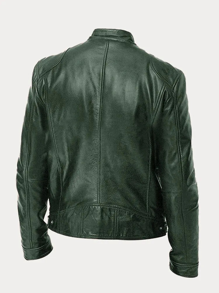 Malcolm | Stylish Leather Jacket Men
