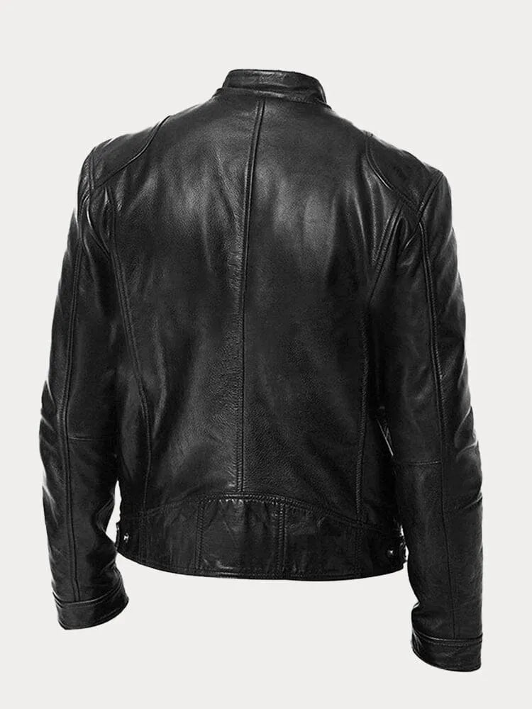 Malcolm | Stylish Leather Jacket Men