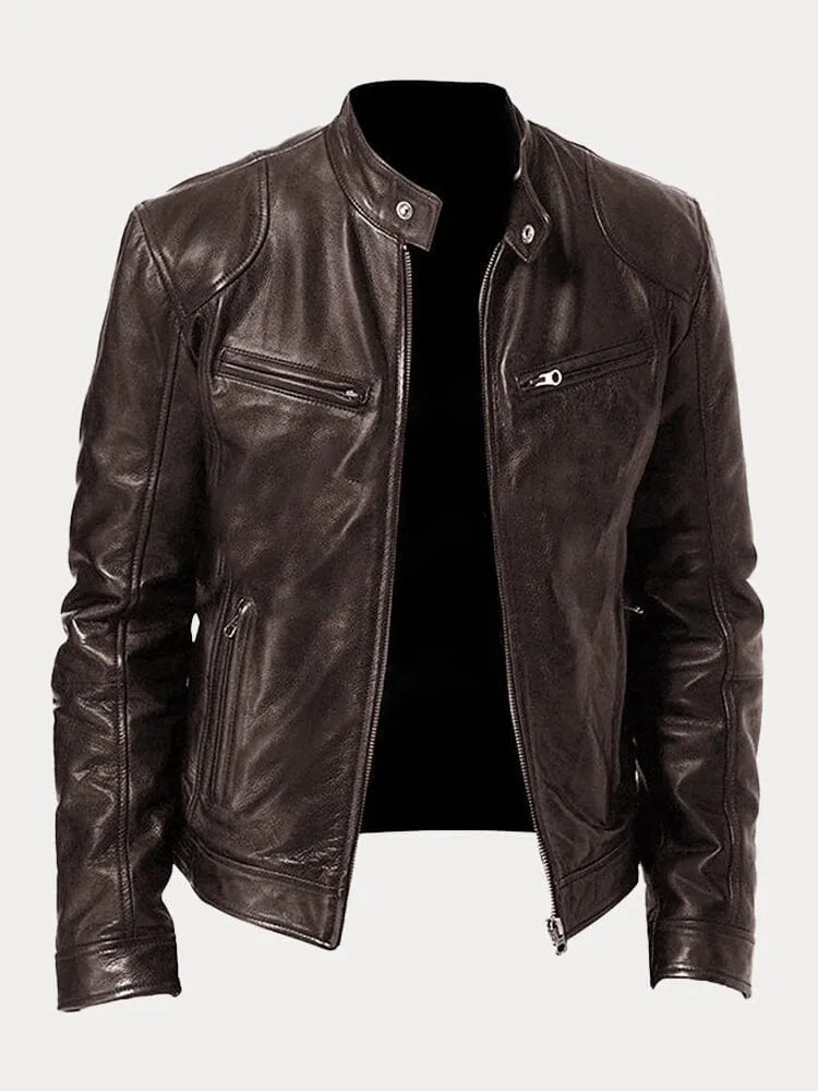 Malcolm | Stylish Leather Jacket Men