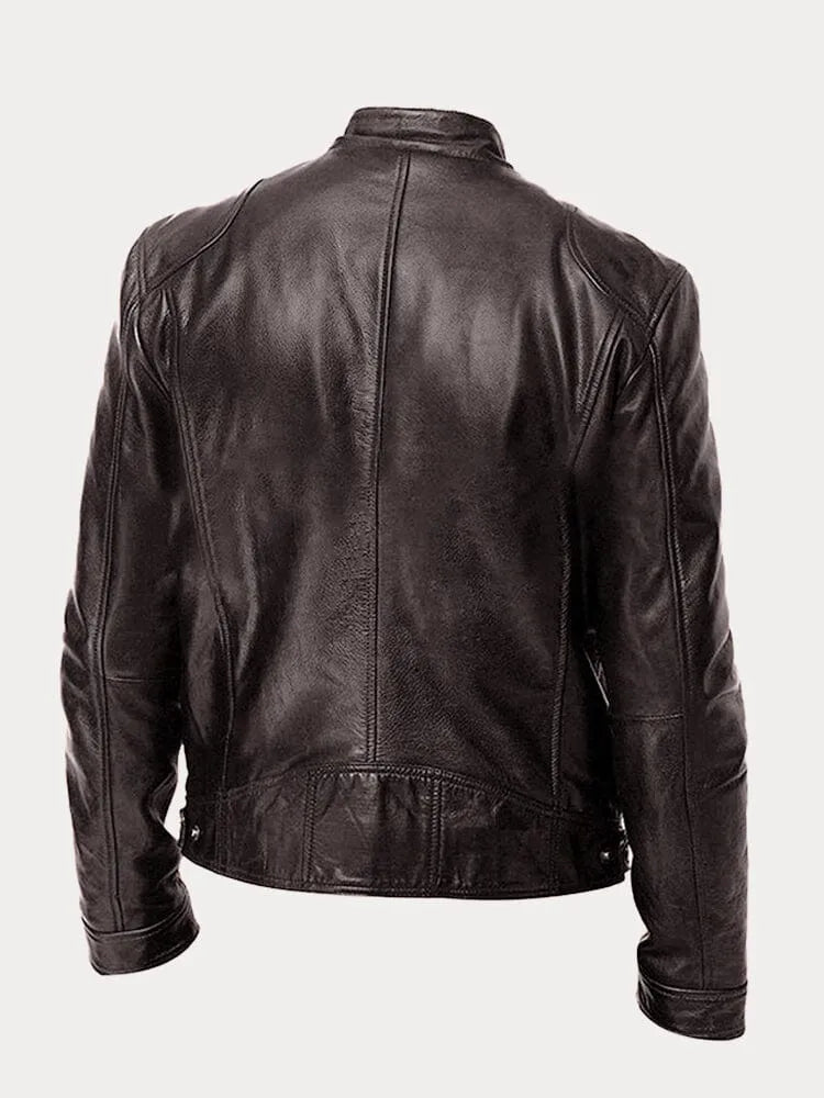 Malcolm | Stylish Leather Jacket Men