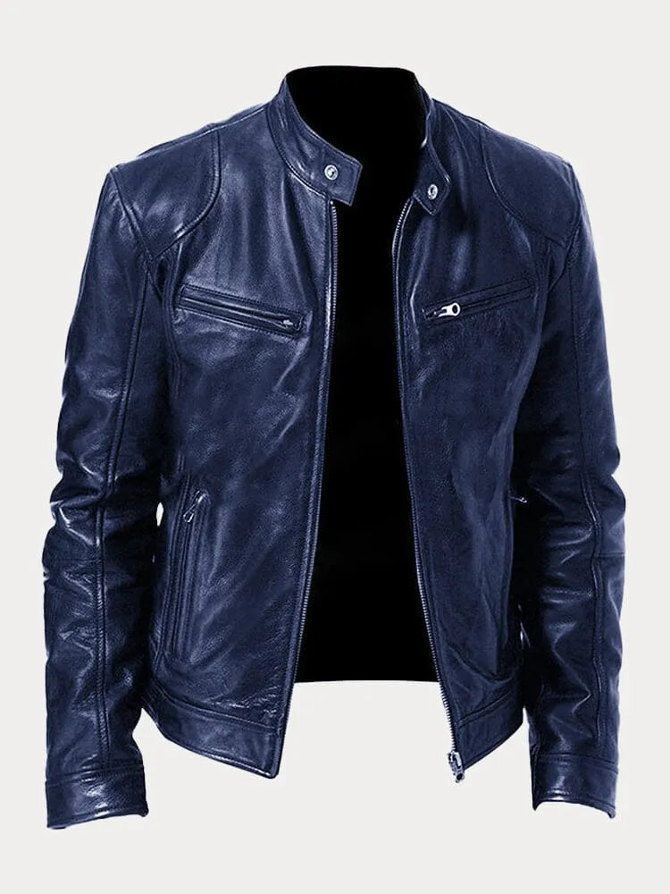 Malcolm | Stylish Leather Jacket Men