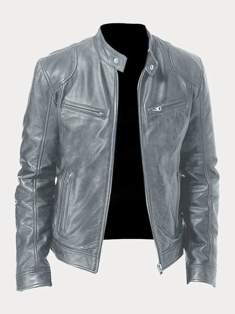 Malcolm | Stylish Leather Jacket Men