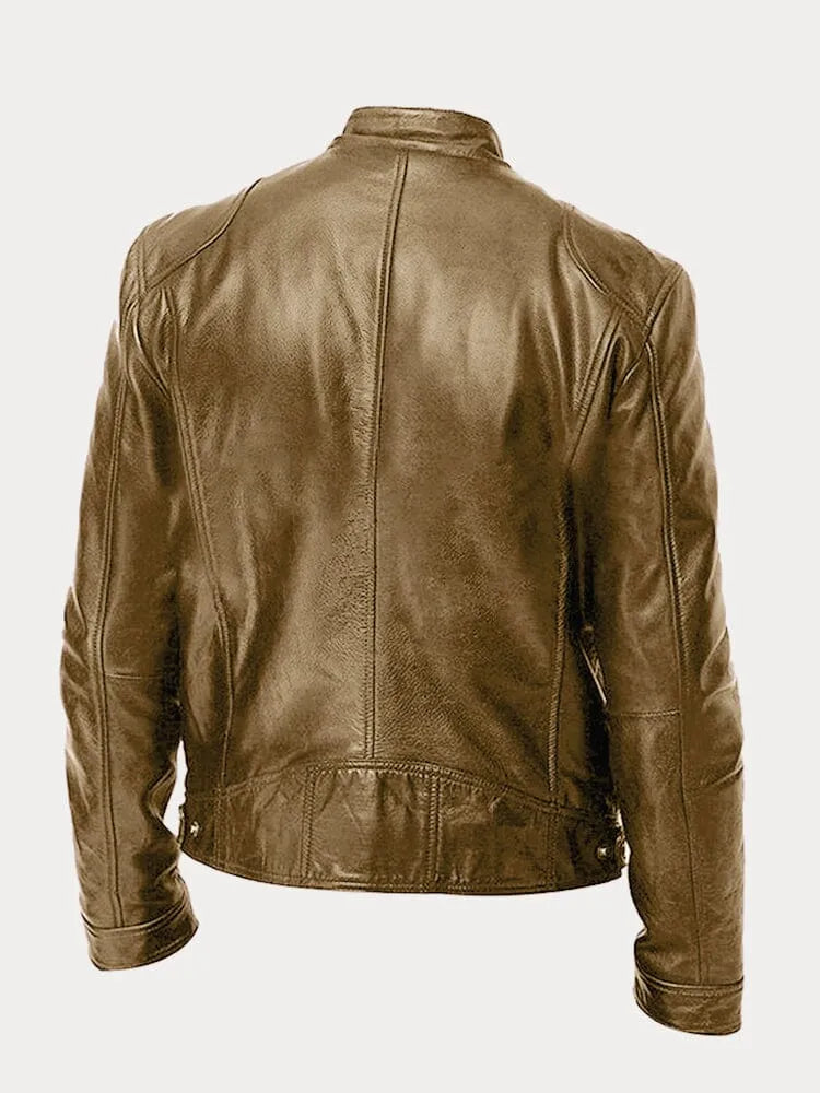 Malcolm | Stylish Leather Jacket Men