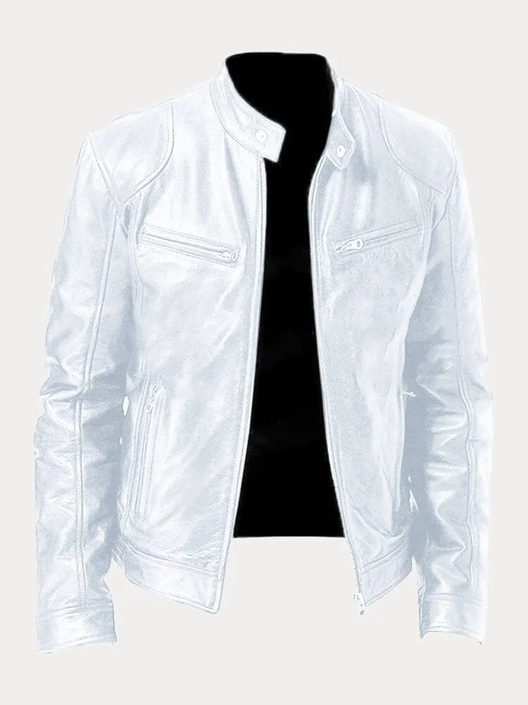 Malcolm | Stylish Leather Jacket Men