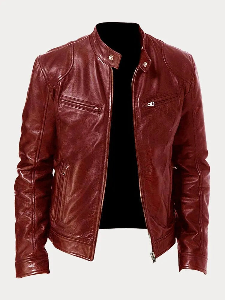 Malcolm | Stylish Leather Jacket Men