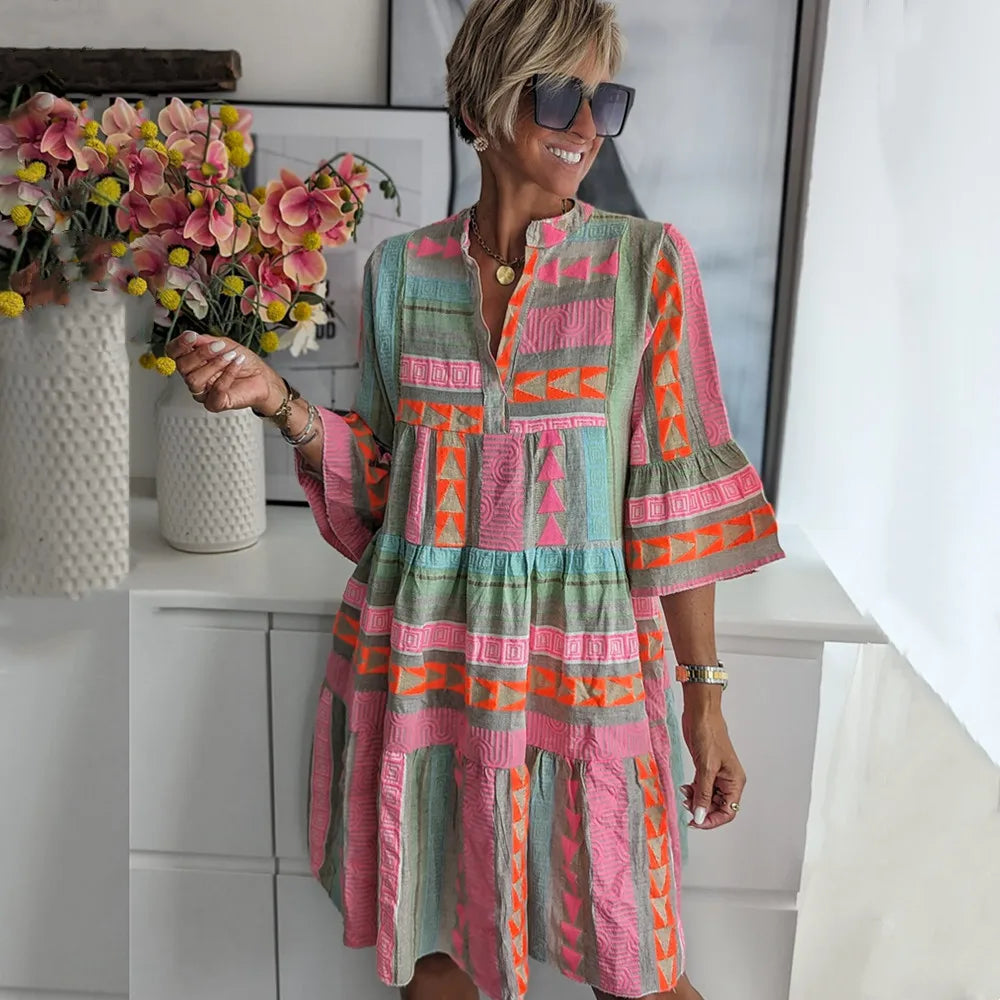Anna | Festival Spirit Geo Tunic Dress