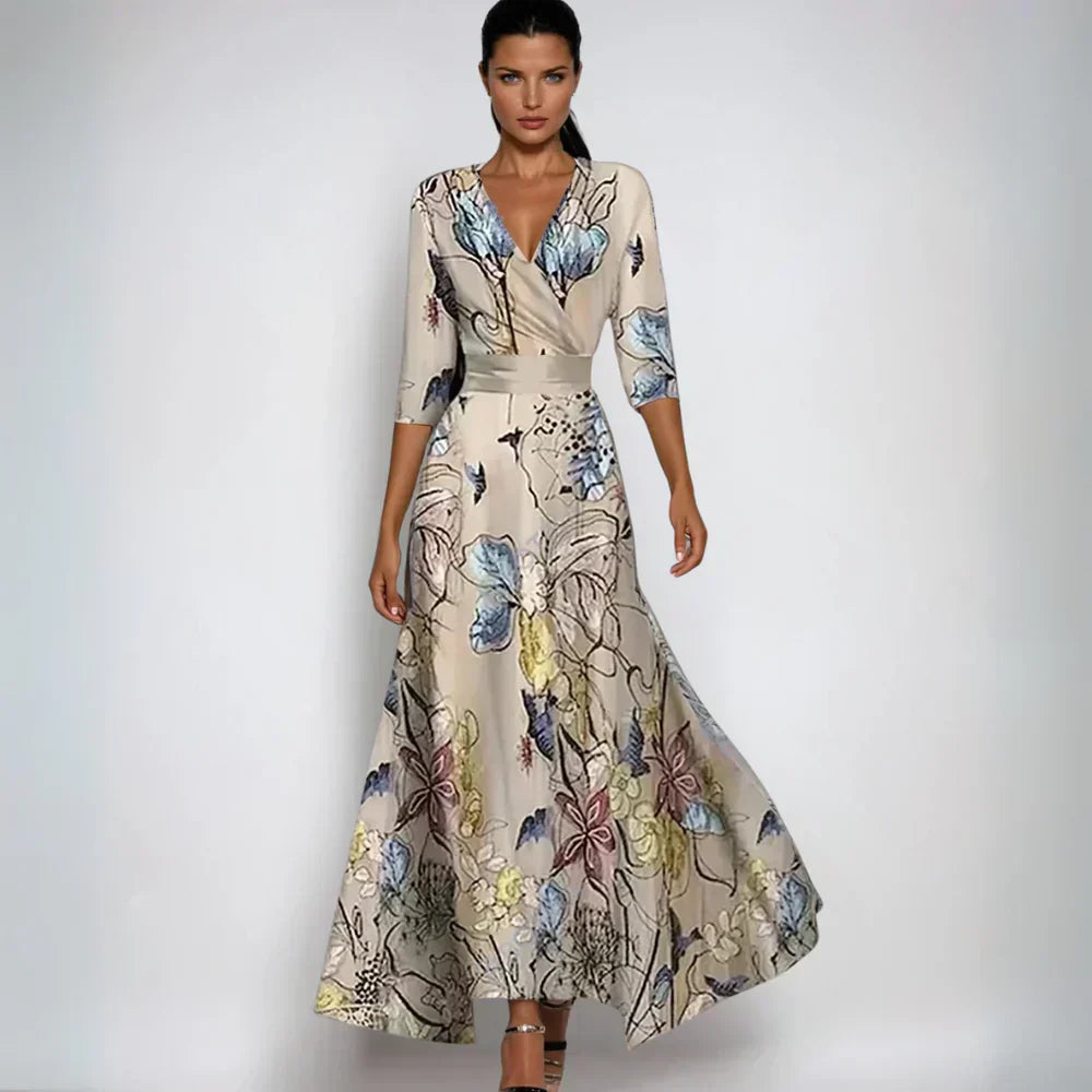 Bonnie | Elegant Summer Floral Dress