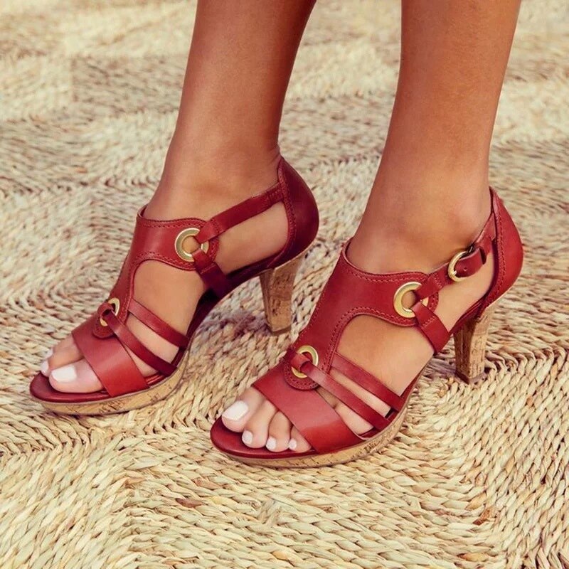 Kylie | Summer Strappy Heeled Sandals