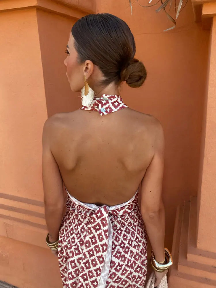Andrea | Crisscross Boho Crop Set