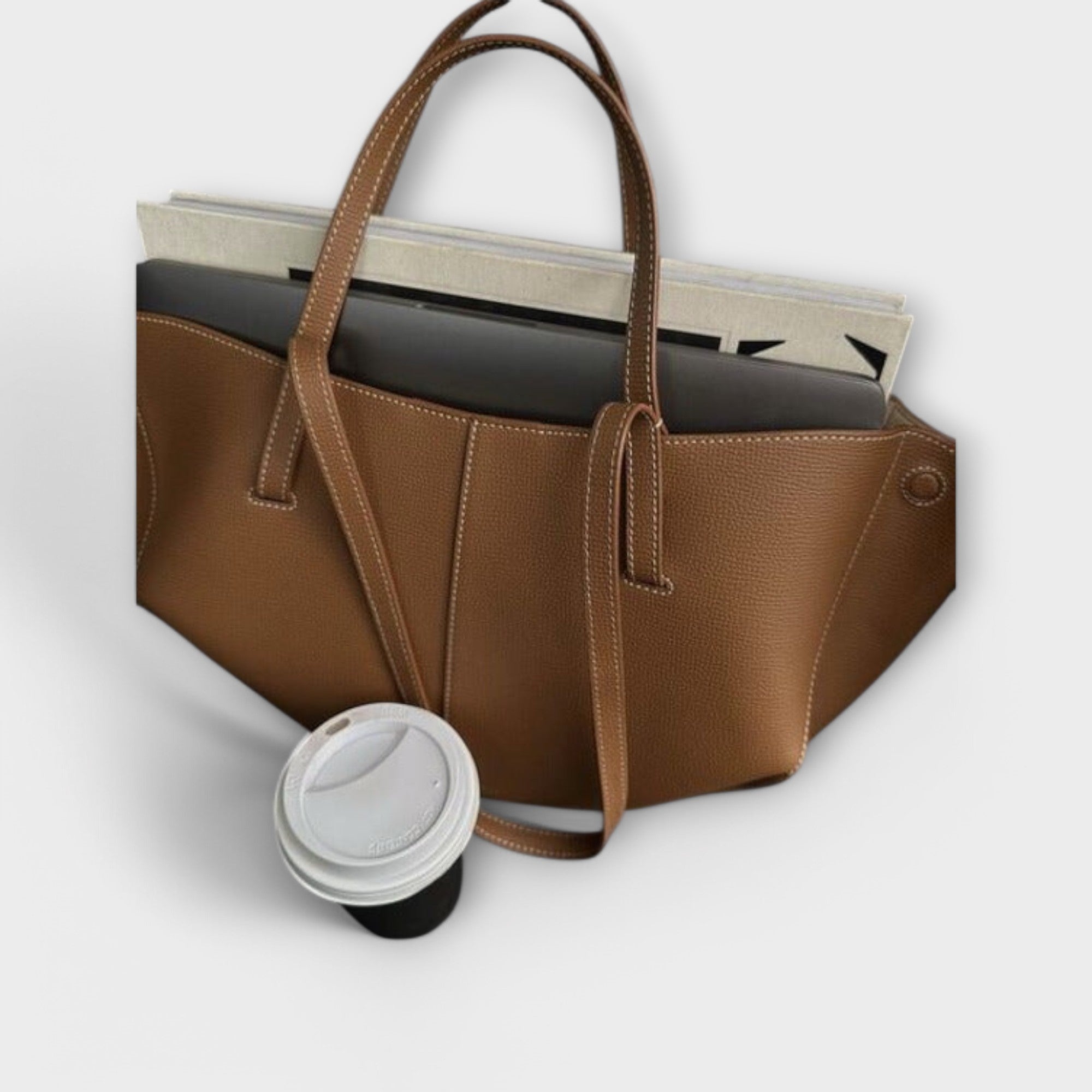 Heather | Stylish Structured Tote Bag