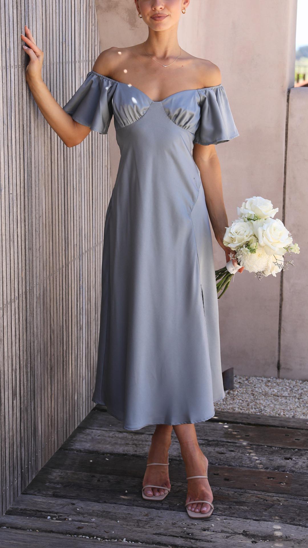 Rosa | Elegant Off-Shoulder Dress
