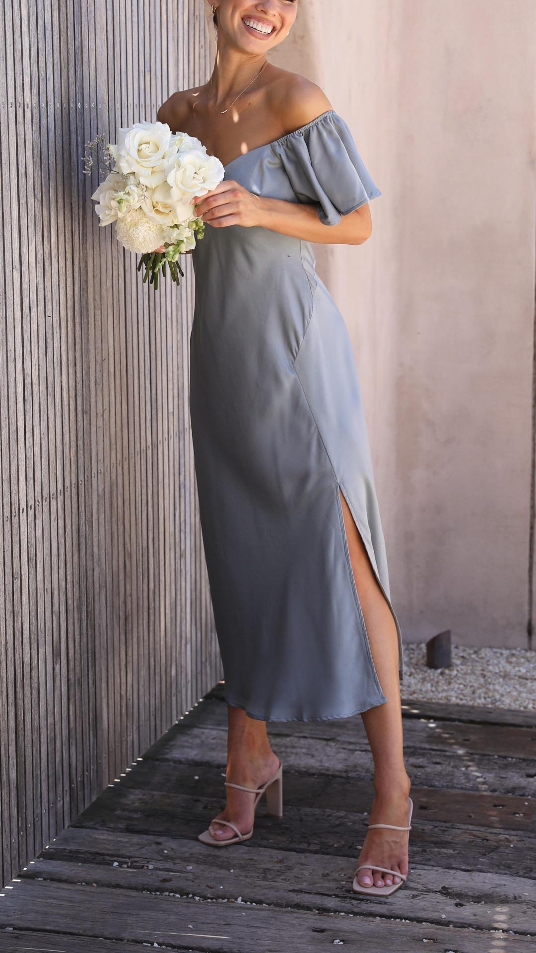 Rosa | Elegant Off-Shoulder Dress