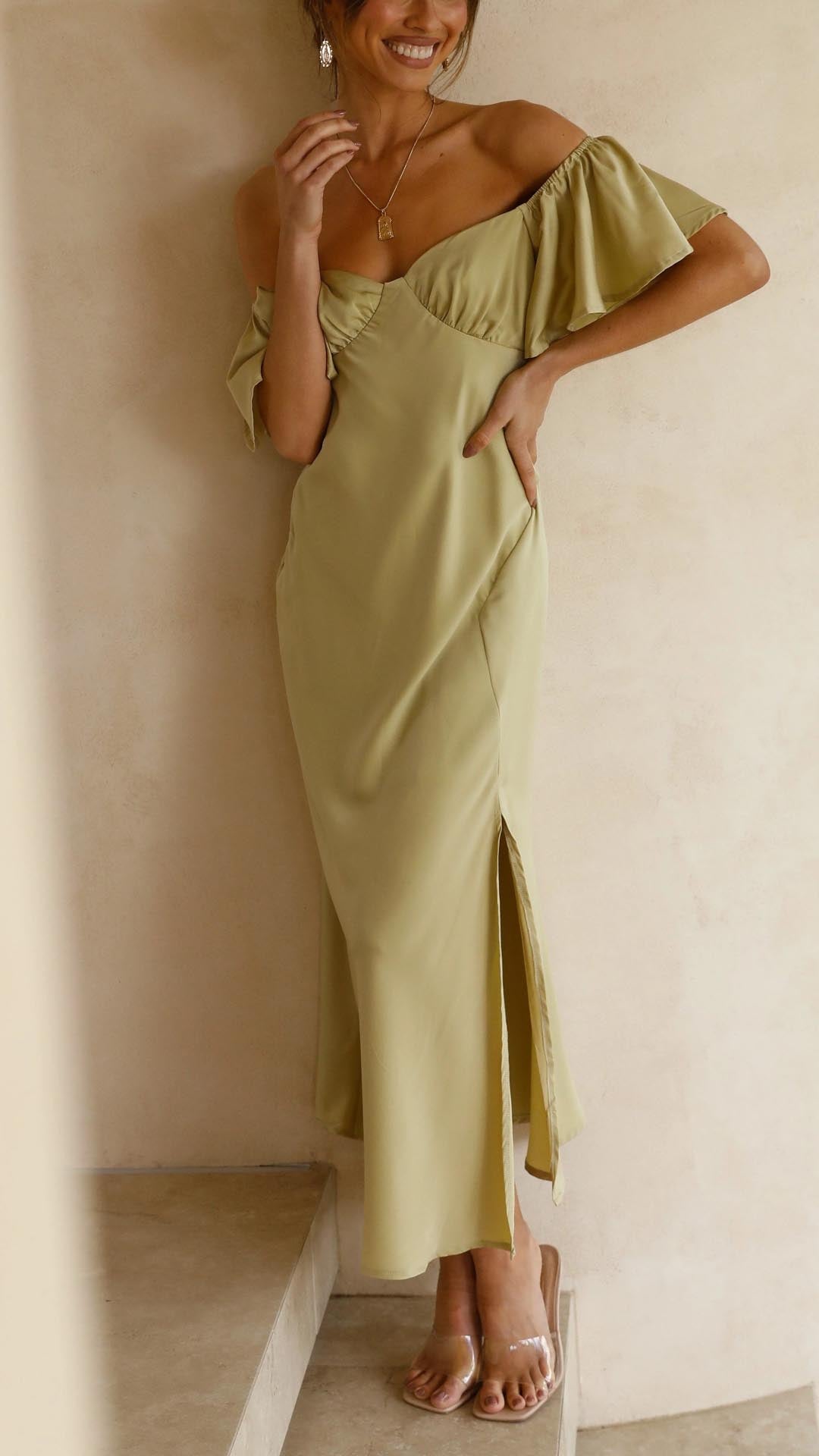 Rosa | Elegant Off-Shoulder Dress