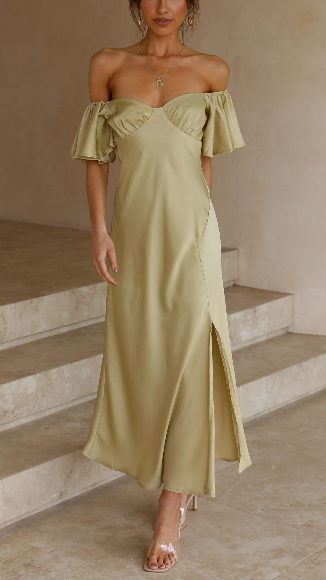Rosa | Elegant Off-Shoulder Dress