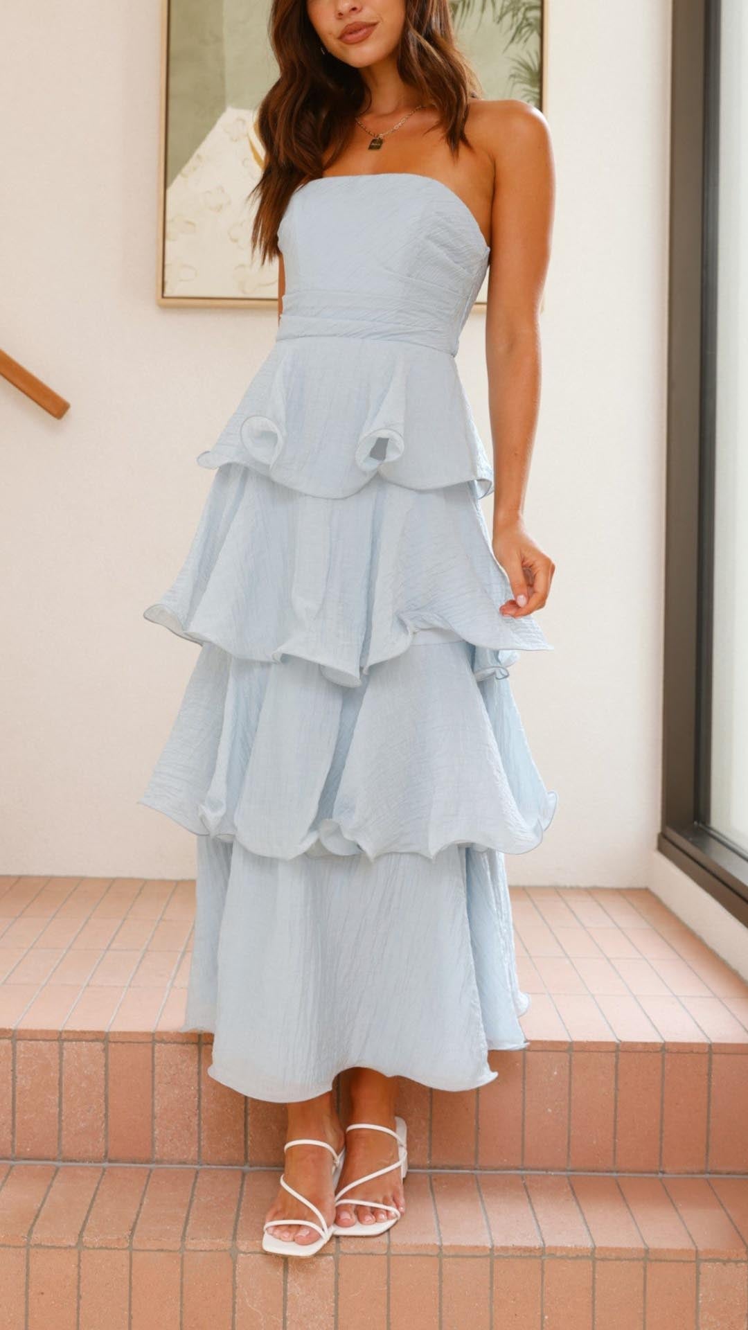 Beatrice | Elegant Satin Off-Shoulder Dress