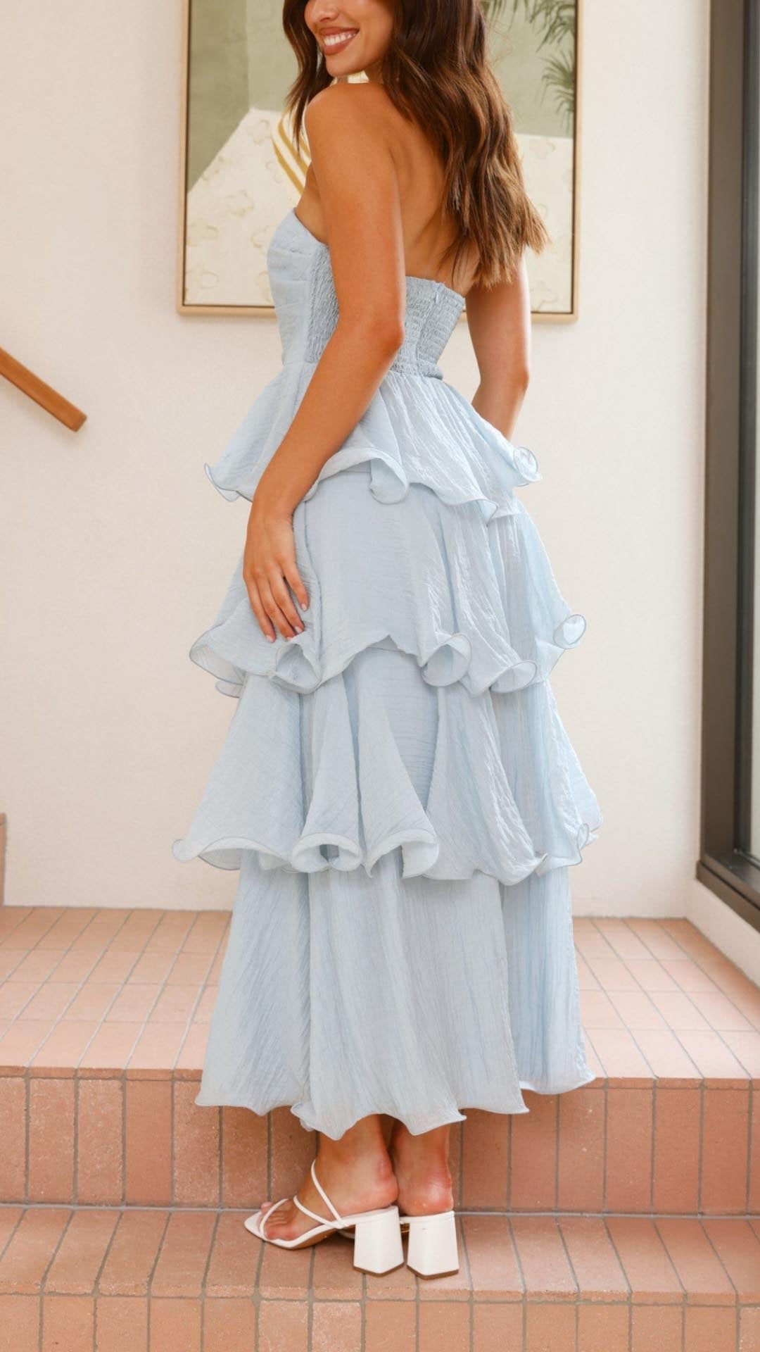 Beatrice | Elegant Satin Off-Shoulder Dress